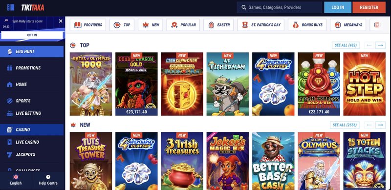 Discover tiki taka online casino